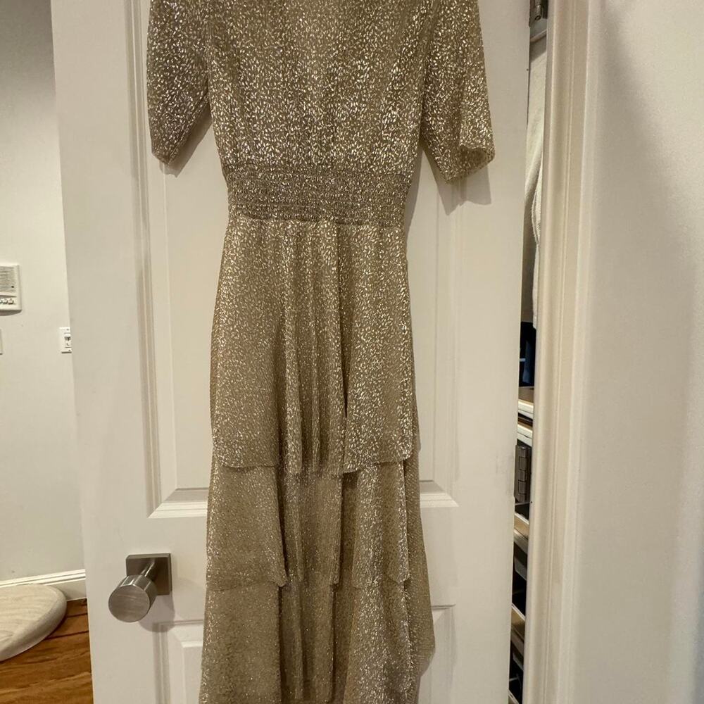 Maje Gold Sequin Dress - Gem